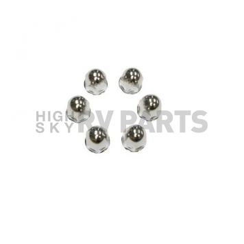Wheel Masters Lug Nut Cover 33mm Stainless Steel - Set Of 6-5