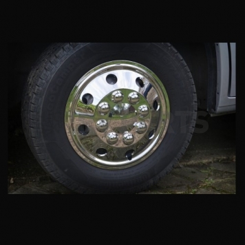 Wheel Master Wheel Cover 16 inch - 8 Lug Stainless Steel - Set of 4 - 3160B0-6