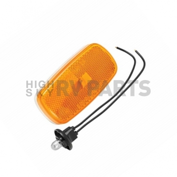 Bargman Side Marker Light Incandescent Bulb Amber Lens - 31-59-002-2