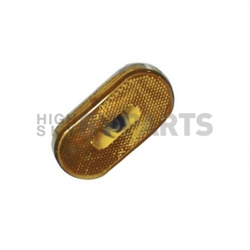 Fasteners Unlimited Amber Clearance Marker Light - Incandescent with White Base - 003-53P-1