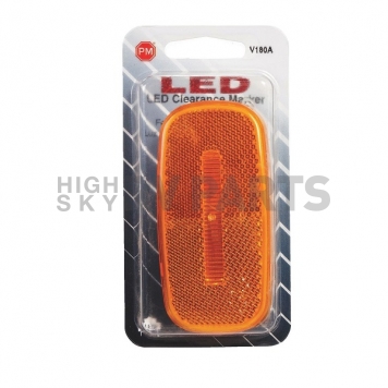 Peterson Mfg. Side Marker LED Light Clearance Oval - with Amber Lens - V180A-4