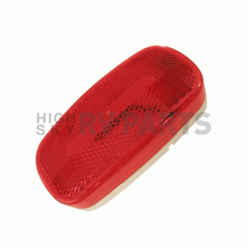 Peterson Mfg. Side Marker Clearance Light LED Oval - with Red Lens - V180R-1