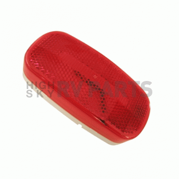 Peterson Mfg. Side Marker Clearance Light LED Oval - with Red Lens - V180R-2