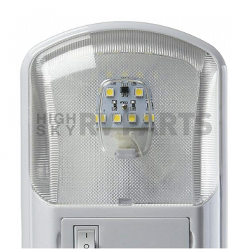 AP Products Interior RV Double Ceiling Light Clear LED - with Switch - 016-BL3003-4