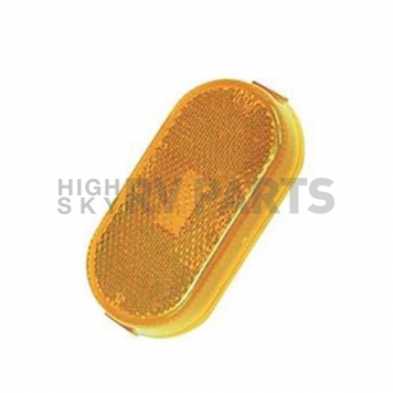 Peterson Mfg. Side Marker Clearance Light Oval - Incandescent Amber Lens - V108WA-1