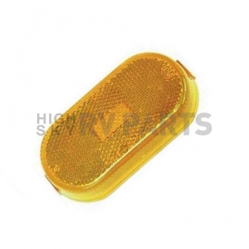 Peterson Mfg. Side Marker Clearance Light Oval - Incandescent Amber Lens - V128A-3