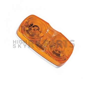 Peterson Mfg. Side Marker Light Amber Lens Without Trim-2
