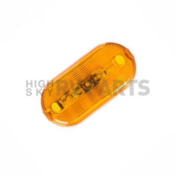 Peterson Mfg. Side Marker Clearance Light Oval - Incandescent Amber Lens - V135A-2