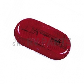 Peterson Mfg. Side Marker Clearance Light Oval - Incandescent with Red Lens - V135R-1
