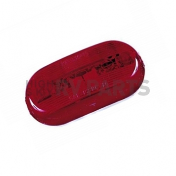 Peterson Mfg. Side Marker Clearance Light Oval - Incandescent with Red Lens - V135R-2