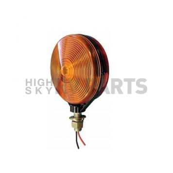 Trailer Light Double Face Incandescent Round Red And Amber-1
