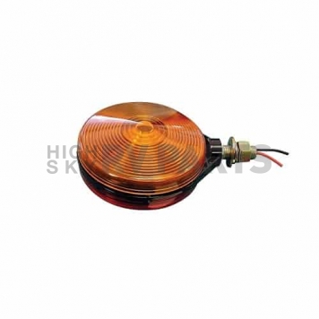 Trailer Light Double Face Incandescent Round Red And Amber-3