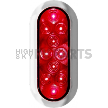 Peterson Mfg. Trailer Surface Mount Stop/ Turn/ Tail Light LED Oval Red-4