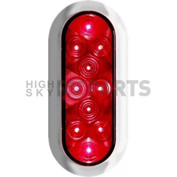 Peterson Mfg. Trailer Surface Mount Stop/ Turn/ Tail Light LED Oval Red-6