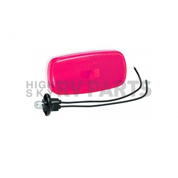 Bargman Clearance Marker Light 59 Series Red with White Base-1