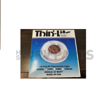 Thin-Lite Interior Light - White 9.5 inch Single Round Fluorescent Tube - DIST-109S-5