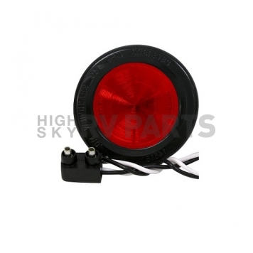 Side Marker Light Round with 3 LED Red Lens - V162KR-1