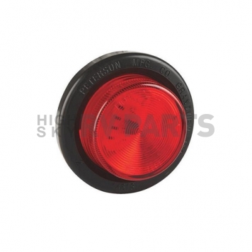 Side Marker Light Round with 3 LED Red Lens - V162KR-3