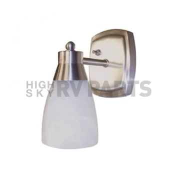 ITC Mirage Interior Light Wall Mount Pin Up Light White - Brushed Nickel and Switch-3