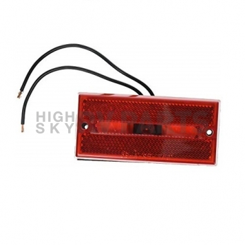 Peterson Mfg. Side Marker Light Rectangular Red Lens Without Trim-4