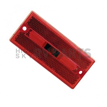 Peterson Mfg. Side Marker Light Rectangular Red Lens Without Trim-1