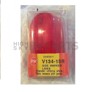 Peterson Mfg. Turn Signal-Parking-Side Marker Light Oval Red Lens - V134-15R-3