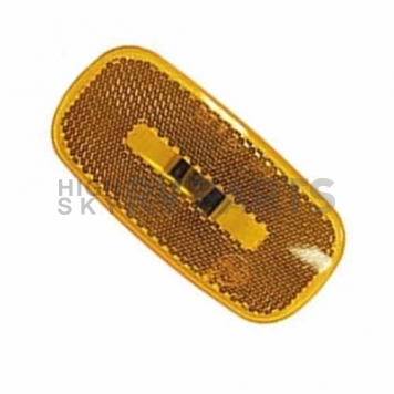 Turn Signal-Parking-Side Marker Light Lens Fits Peterson Light Series 562-1/ 566-1 Amber Lens-3