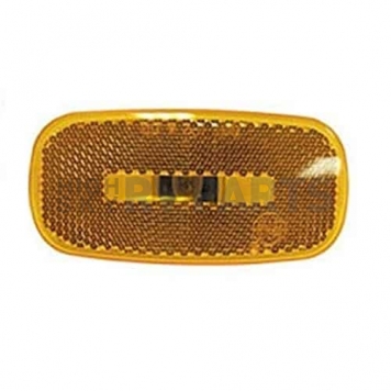 Turn Signal-Parking-Side Marker Light Lens Fits Peterson Light Series 562-1/ 566-1 Amber Lens-4