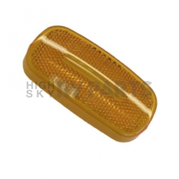 Turn Signal-Parking-Side Marker Light Lens Fits Peterson Light Series 562-1/ 566-1 Amber Lens-1