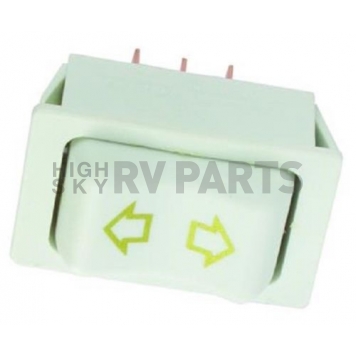 JR Products Slide Out Switch - Momentary  5 Pin White - 12095-2