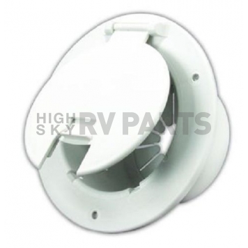 Power Cable Hatch Door - 5-1/8 inch Round White-8