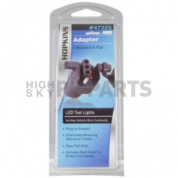 Hopkins LED Test 6 Pin To 4 Flat Adapter - 47325-4