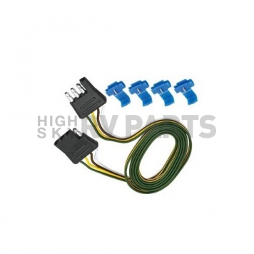 Tow Ready Trailer Wiring Flat Connector - 4 Way 60 Inch Length - 118045-4