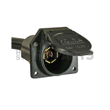 Pollak Trailer Wiring Connector Adapter 6-Way Pin To 7-Way Blade - 12-725EV-5