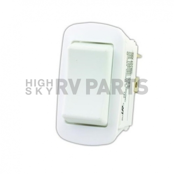 JR Products Multi Purpose Switch Mom-On/Off/ Mom-On DPDT - White-1