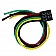 JR Products 2 Row Slide-Out Switch Wiring Harness, 5-Pin 40 Amp At 12 Volt DC