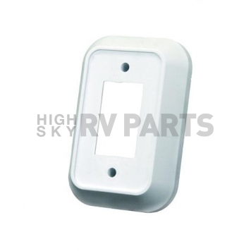 JR Products Single Switch Plate Cover - White 1/pkg-4