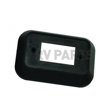 JR Products Single Switch Plate Cover - Black 1/pkg-5