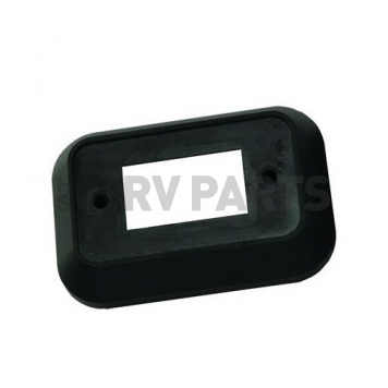 JR Products Single Switch Plate Cover - Black 1/pkg-6