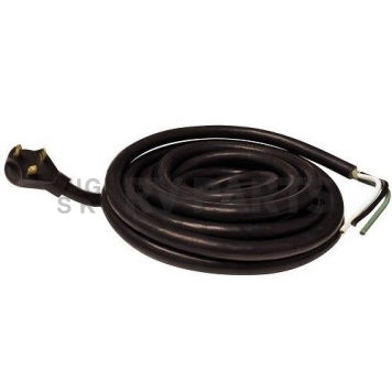 Valterra Mighty Cord Black 30 Amp Power Cord 25′ Length - A10-3025ENDBK -1