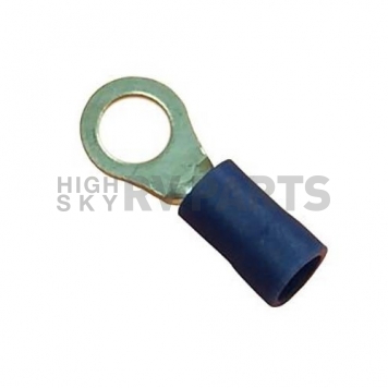 WirthCo Wire Terminal End, #10 Vinyl Ring Terminal, 16-14 Ga. Blue, Case Of 100-3