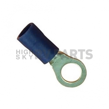 WirthCo Wire Terminal End, #10 Vinyl Ring Terminal, 16-14 Ga. Blue, Case Of 100-5