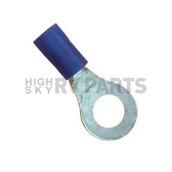 WirthCo 1/4 inch Wire Terminal End 16-14 Gauge Wire, Blue, Case Of 100-3