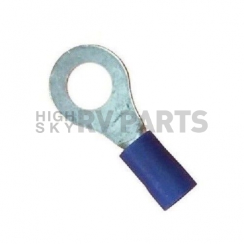 WirthCo 1/4 inch Wire Terminal End 16-14 Gauge Wire, Blue, Case Of 100-4
