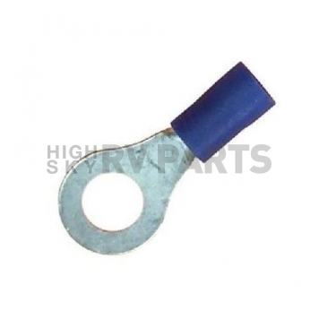WirthCo 1/4 inch Wire Terminal End 16-14 Gauge Wire, Blue, Case Of 100-5