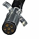 Pollak Trailer Wiring Connector Adapter 6-Way Pin To 7-Way Blade - 12-725EV