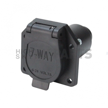 Pollak Trailer Wiring Connector Adapter 7 Way RV Socket - P707-2