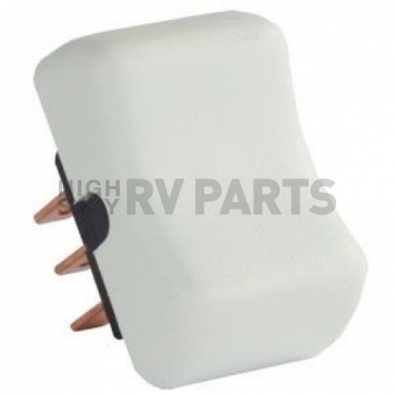 JR Products Multi Purpose On/ Off/ On Switch, 3 Terminals, SPDT White-1