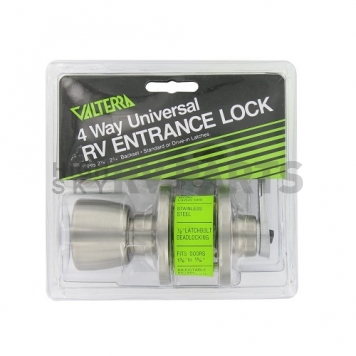 Valterra Entrance Lock - Knob and Lever Style Handles - L32CS000-1