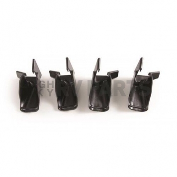 Camco Drip Rail Gutter Spout Black Plastic - Set Of 4 - 42110-1